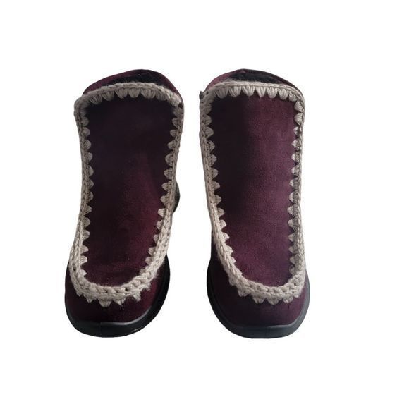 FLEXUS TESSO BOOTIES purple‎ size 39 women's nwot suede - Picture 3 of 6